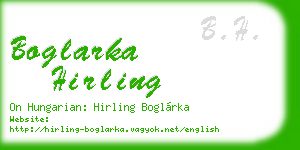boglarka hirling business card